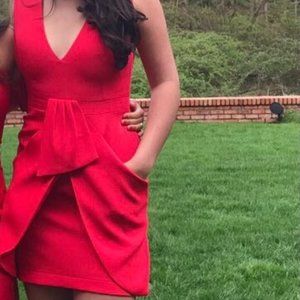 BCBG Cocktail Red Dress